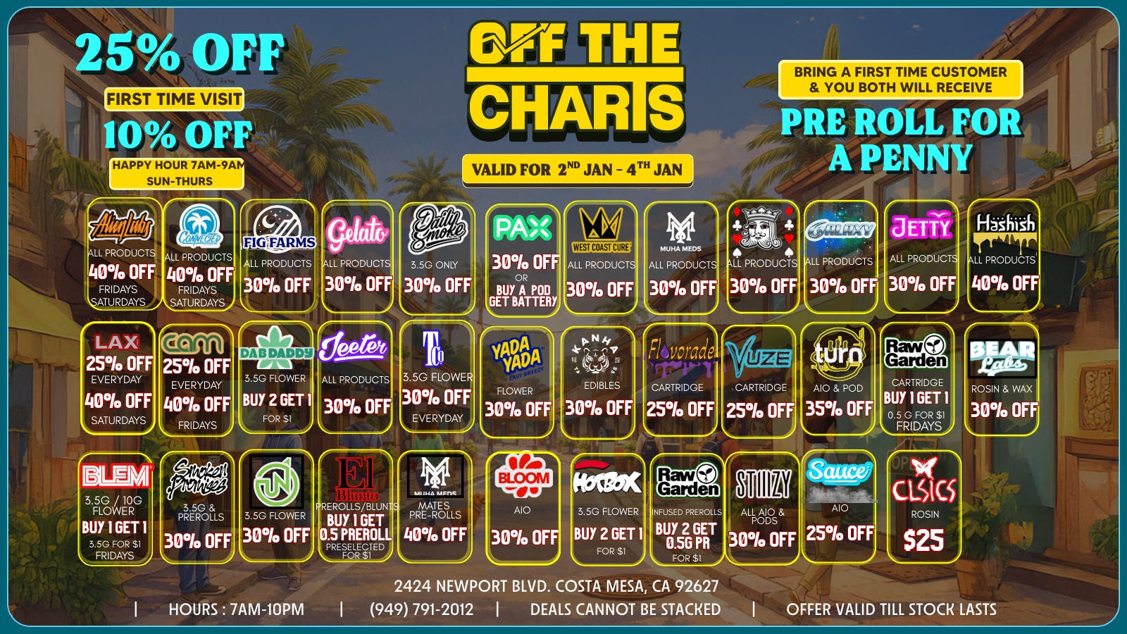 Off the Charts - Newport 🍾🥳NEW BEGINNINGS NEW DEALS🥳🍾