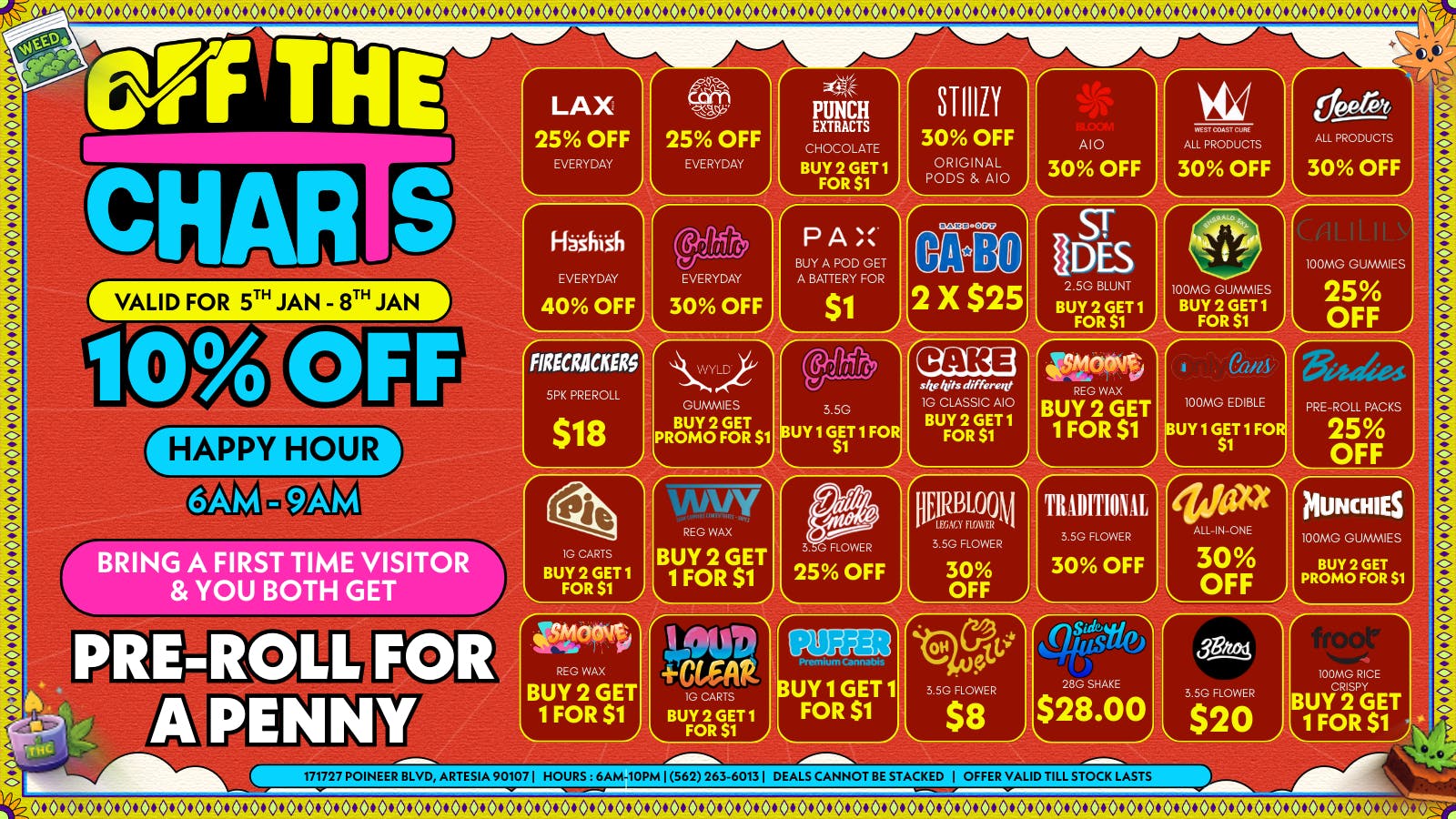 Off The Charts - Artesia Rolling high with the best buds only 🌿✨