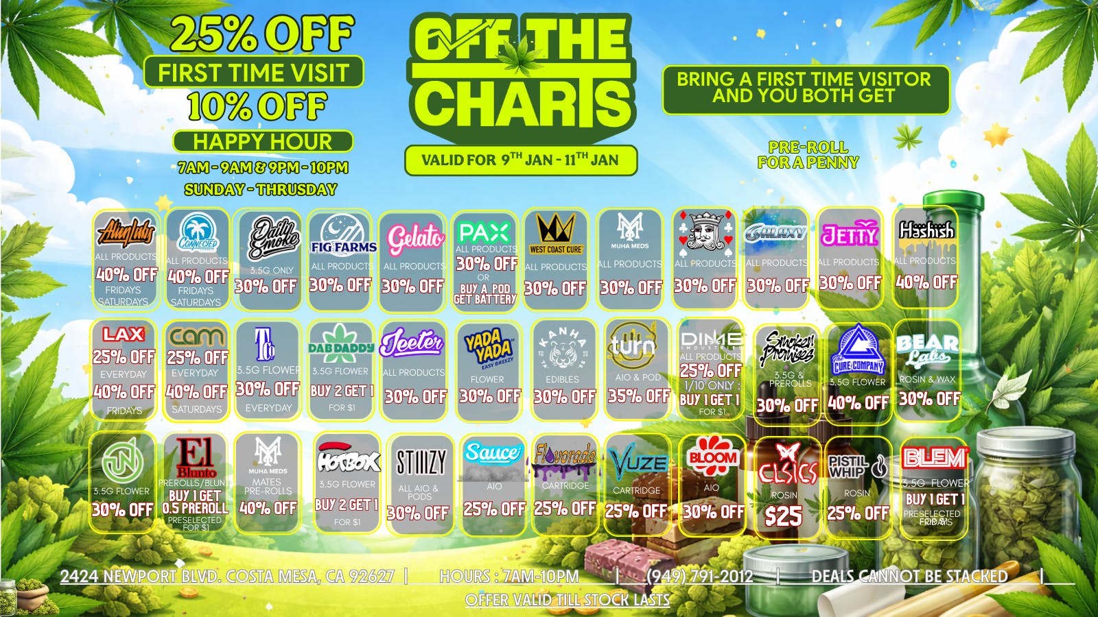 Off the Charts - Newport 🆕🌟FRESH START FRESH DEALS🌟🆕