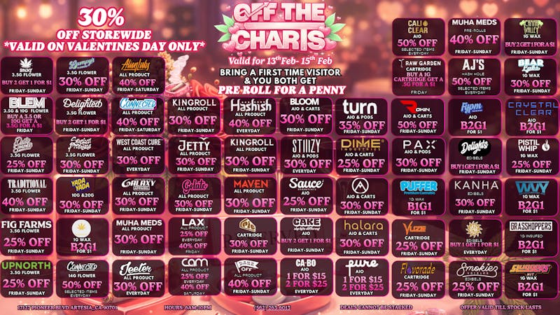 Off The Charts - Artesia Love at First Puff 💕