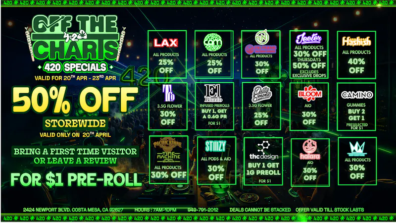 Off the Charts - Newport 💨💸😶‍🌫️IT'S 4:20 SOMEWHERE😶‍🌫️💸💨
