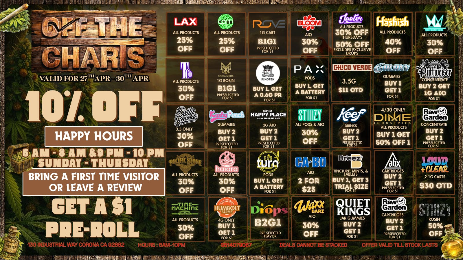 Off the Charts - Corona OTC HAS DEALS ALL YEAR ✨ 🔥✨ 🔥