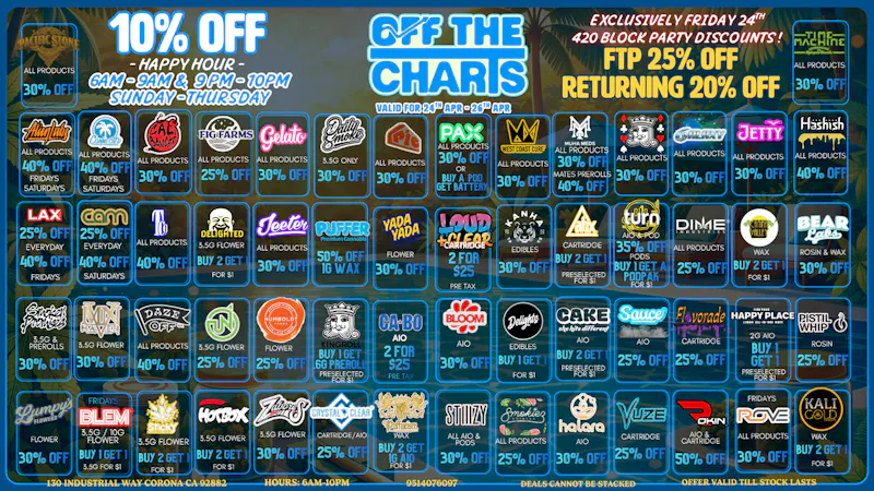 Off the Charts - Corona No Tricks, Just BOMB Tree💨