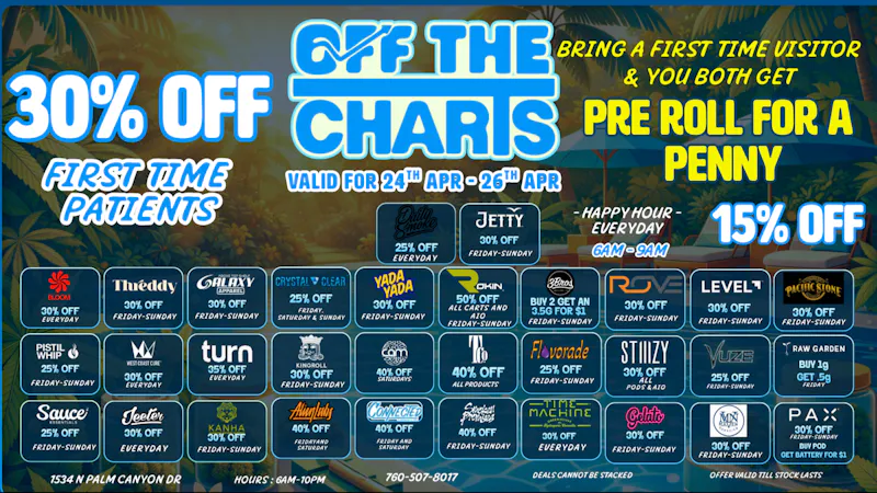 Off the Charts - Palm Springs North BEST IN THE VALLEY!