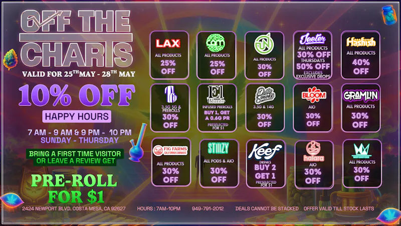 Off the Charts - Newport 🌺✨🌺BLOOM INTO SAVINGS🌺✨🌺
