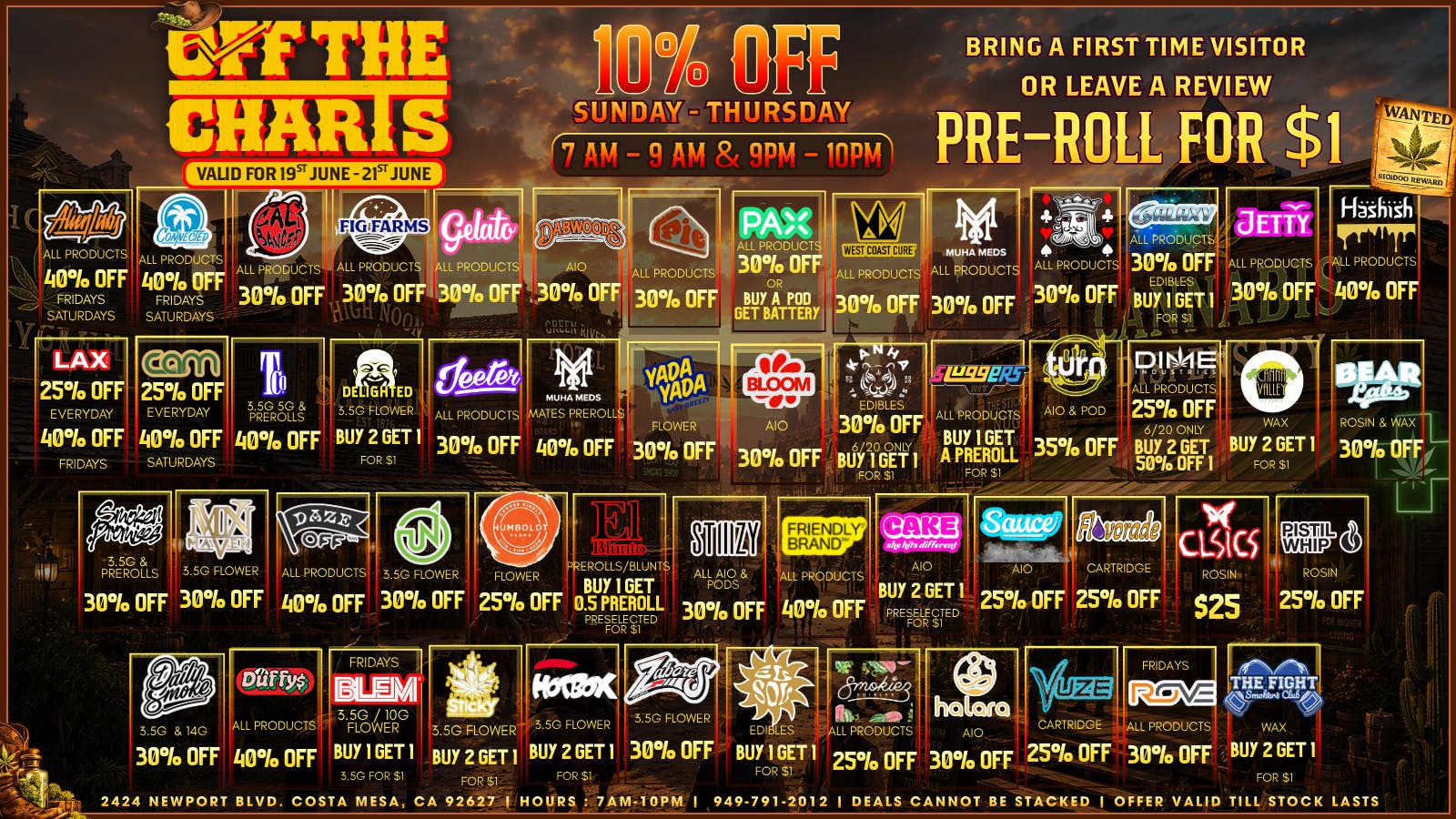 Off the Charts - Newport ✨✨savings on savings✨✨