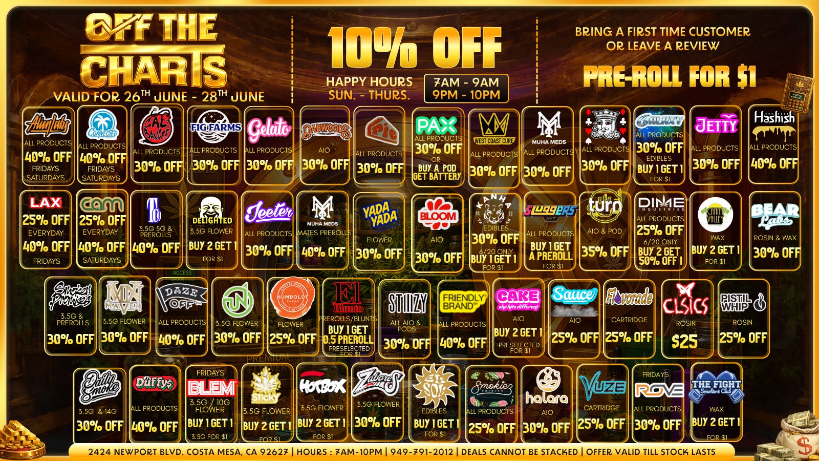 Off the Charts - Newport 💥💥DEALS FOR DAYS💥💥