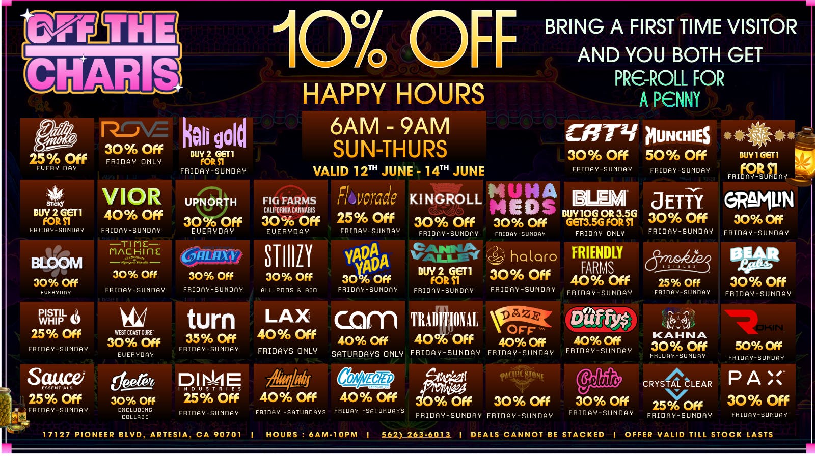 Off The Charts - Artesia Your stash called—it wants a refill 🌿