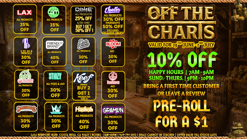 Off the Charts - Newport 💸✨FIND THE PERFECT DEAL✨💸