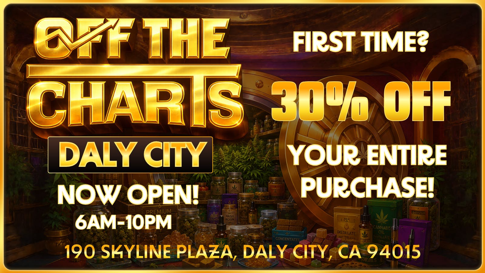 Off The Charts - Daly City 🚨Off The Charts Daly City NOW OPEN!!! 🚨