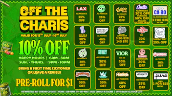 Off the Charts - Corona DISCOUNTS ALL WEEK LONG 😊🍃