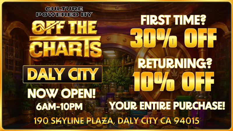OFF THE CHARTS - DALY CITY 🚨Off The Charts Daly City NOW OPEN!!! 🚨