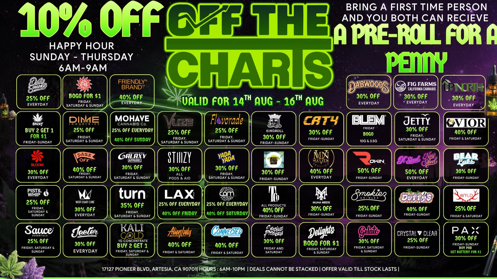 Off The Charts - Artesia 🔥 THE DEALS ARE HIGH… AND SO ARE THE SAVINGS 🔥