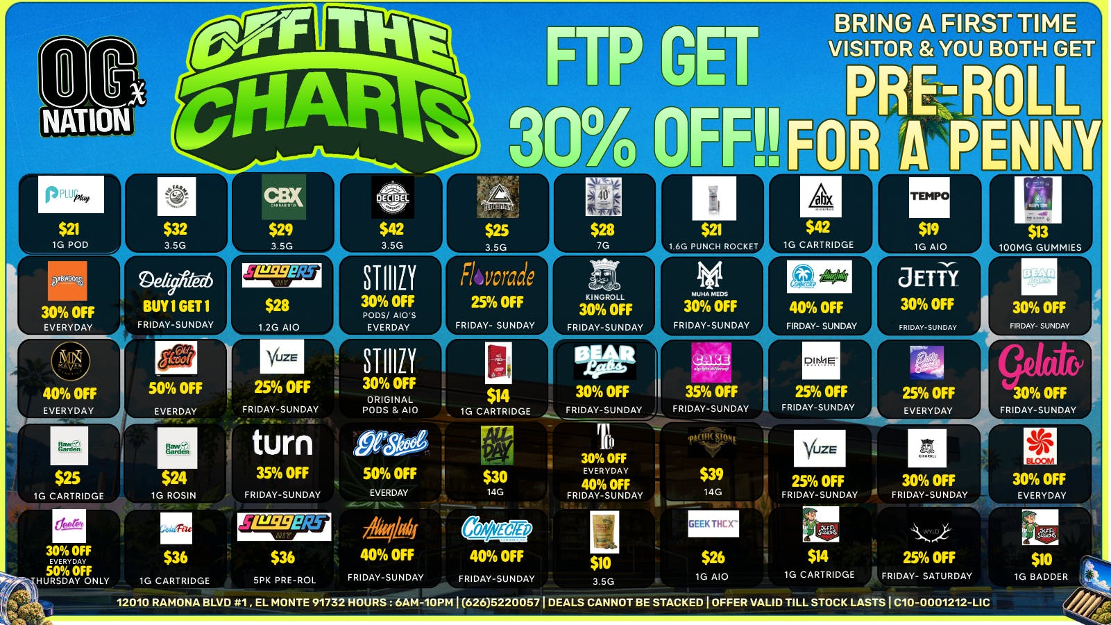 OG NATION FTP 30% OFF!!!!