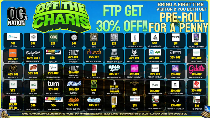 OG NATION FTP 30% OFF!!!!