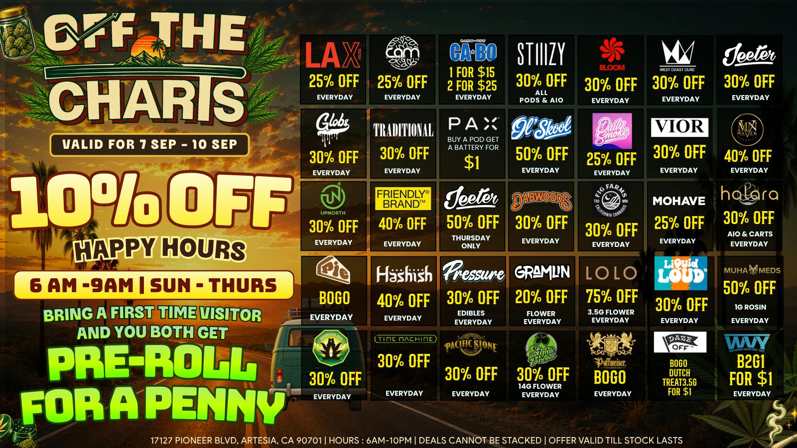 Off The Charts - Artesia Get lifted before your bank account gets offended