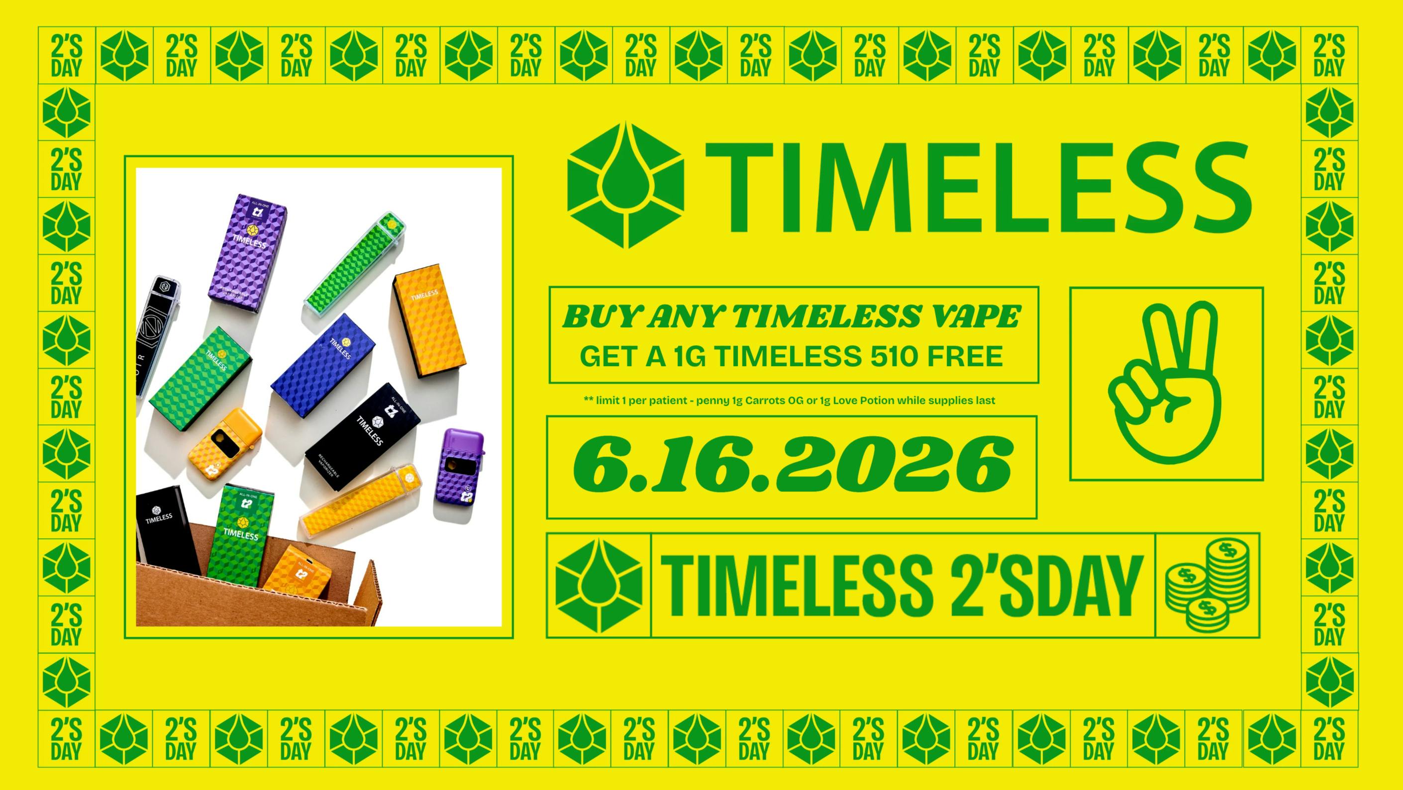 Likewise Cannabis Stillwater - Stillwater Dispensary TIMELESS 2'SDAY | TIMELESS 2'SDAY