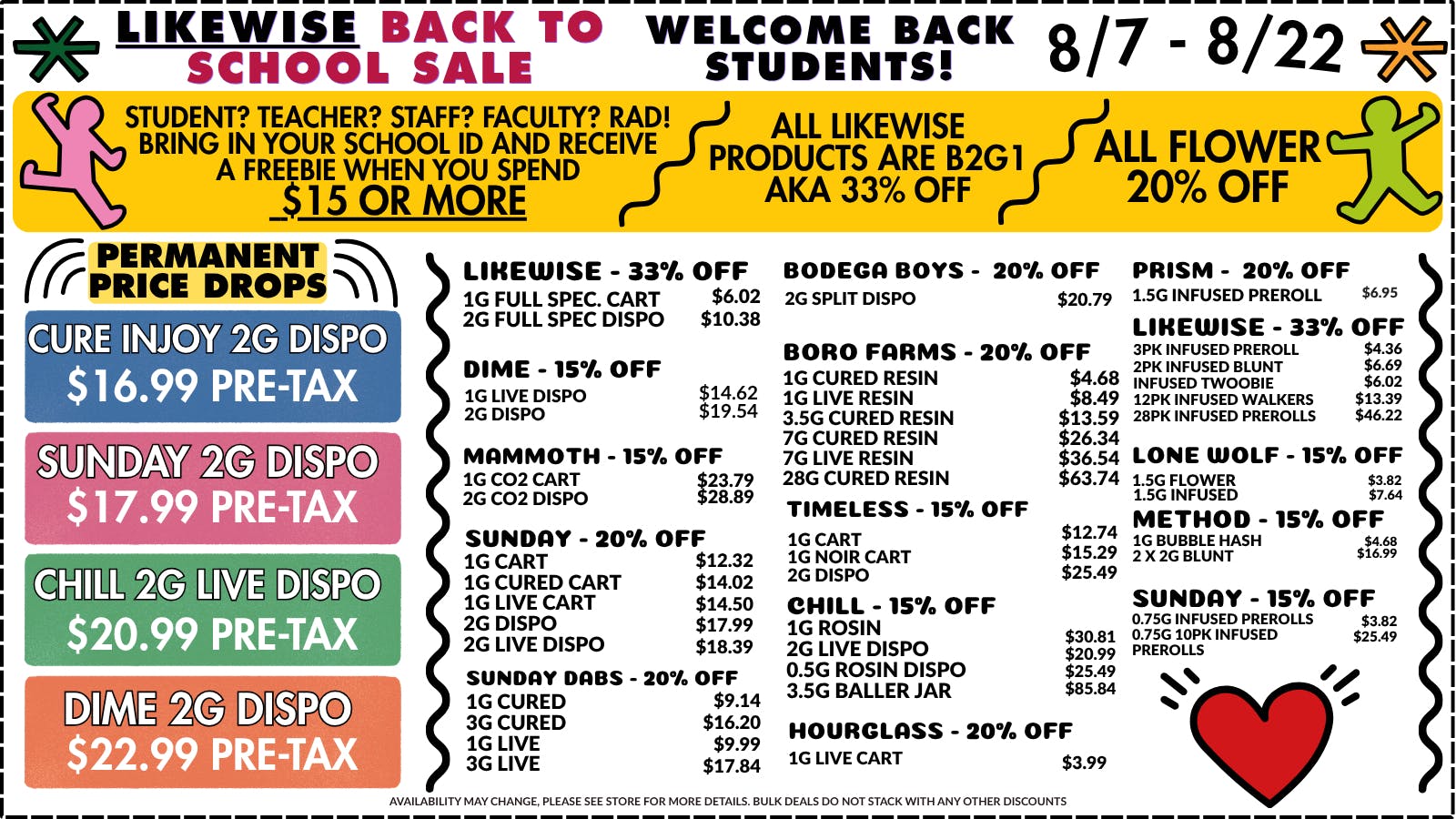 Likewise Cannabis Stillwater - Stillwater Dispensary 📋 LIKEWISE BACK TO SCHOOL SALE🎒
