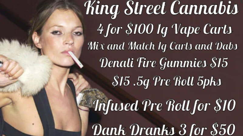 King Street Cannabis Co 4 for $100 Vape Carts are Back!