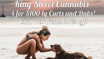 King Street Cannabis Co CBD Pet Treats 20% off!