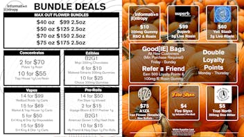 Information Entropy - New Buffalo October Specials & Giveaways