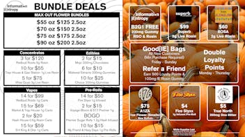 Information Entropy - New Buffalo November Specials & Giveaways