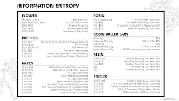 Information Entropy - Ann Arbor May Specials & Bundles