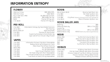 Information Entropy - Ann Arbor May Specials & Bundles