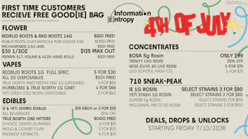 Information Entropy - Ann Arbor 4th of July Celebration and 710 Sneak Peak