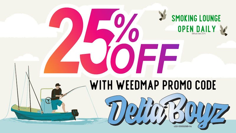 Delta Boyz Dispensary 25%Off W/ Promo code