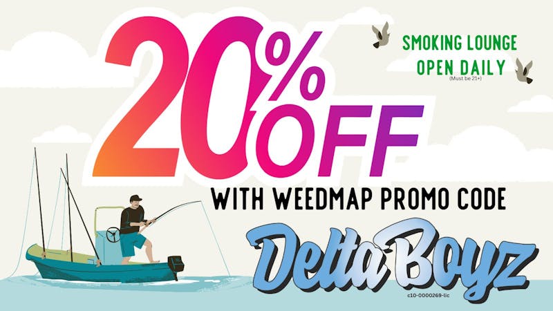 Delta Boyz Dispensary 20%Off W/ Promo code
