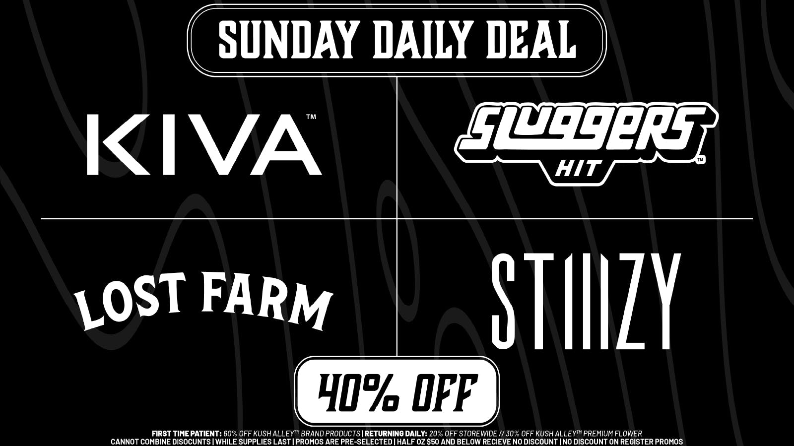 Kush Alley SUNDAY DAILY DEAL