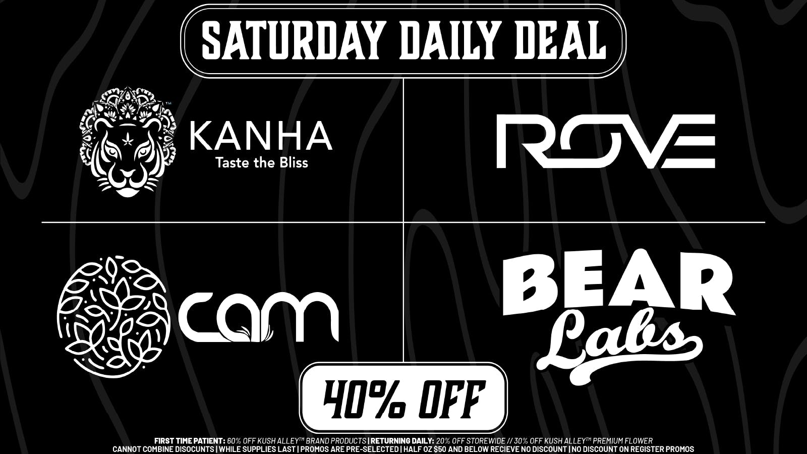 Kush Alley SATURDAY DAILY DEAL