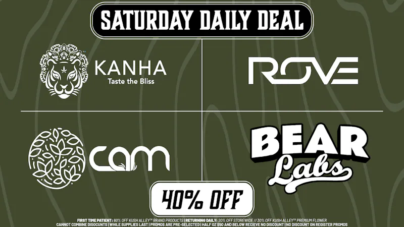 Kush Alley SATURDAY DAILY DEAL