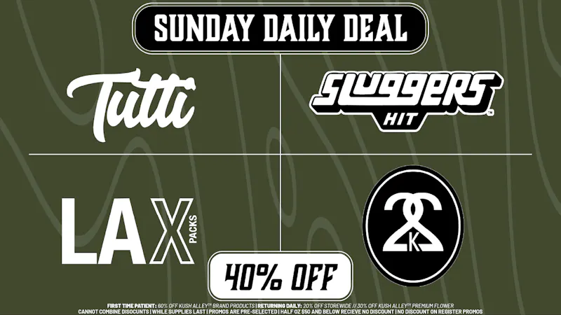 Kush Alley SUNDAY DAILY DEAL