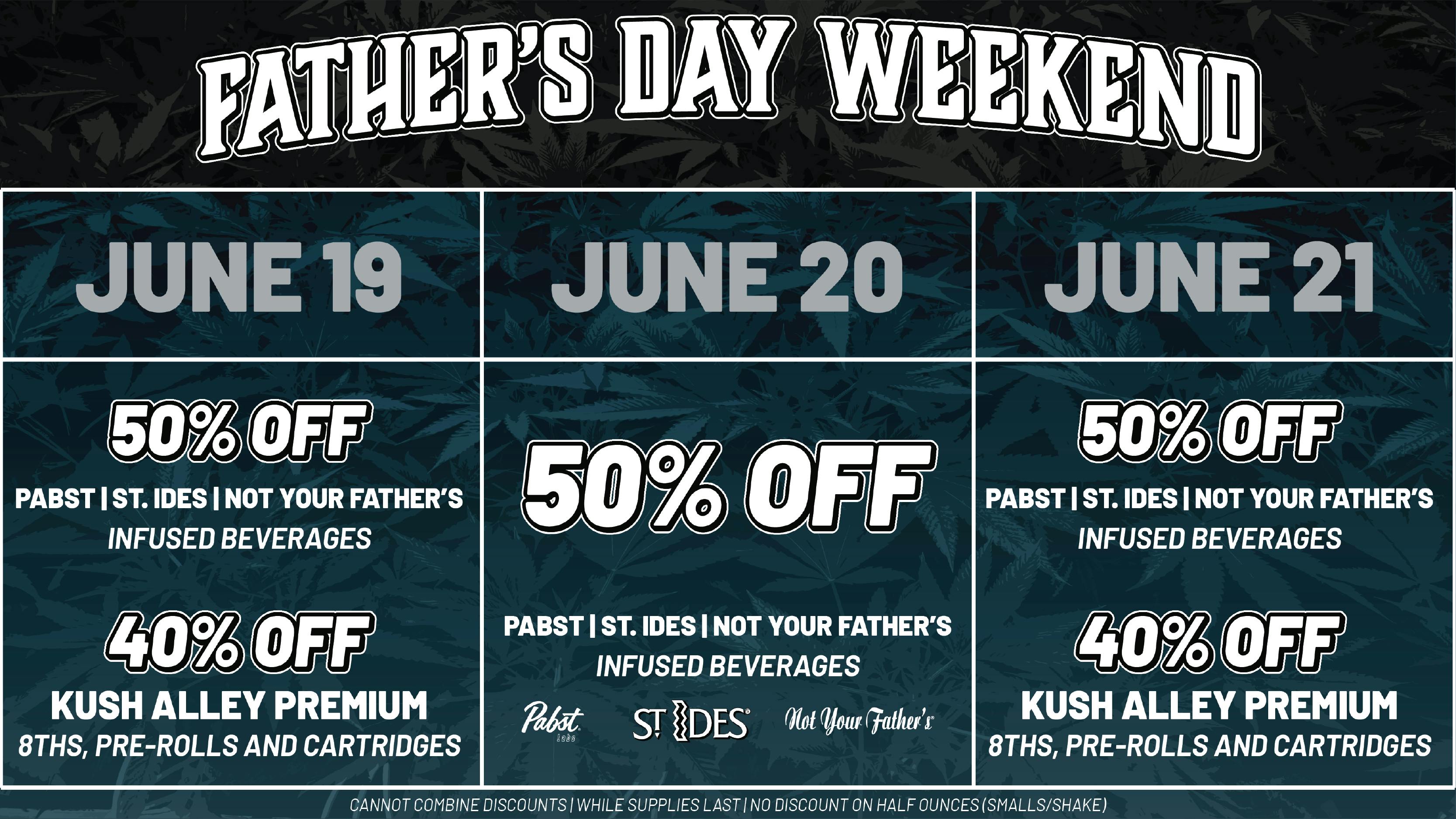 Kush Alley JUNETEENTH + FATHER'S DAY WEEKEND - 40% / 50% OFF!