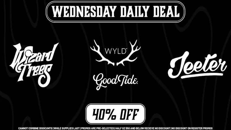Kush Alley WEDNESDAY DAILY DEAL - 40% OFF