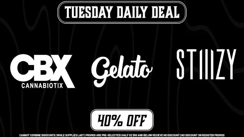 Kush Alley TUESDAY DAILY DEAL - 40% OFF