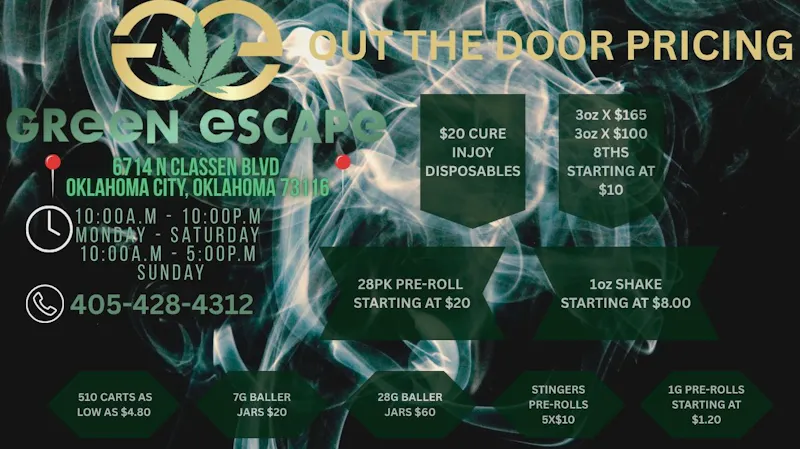 Green Escape - OKC OUT THE DOOR PRICING!