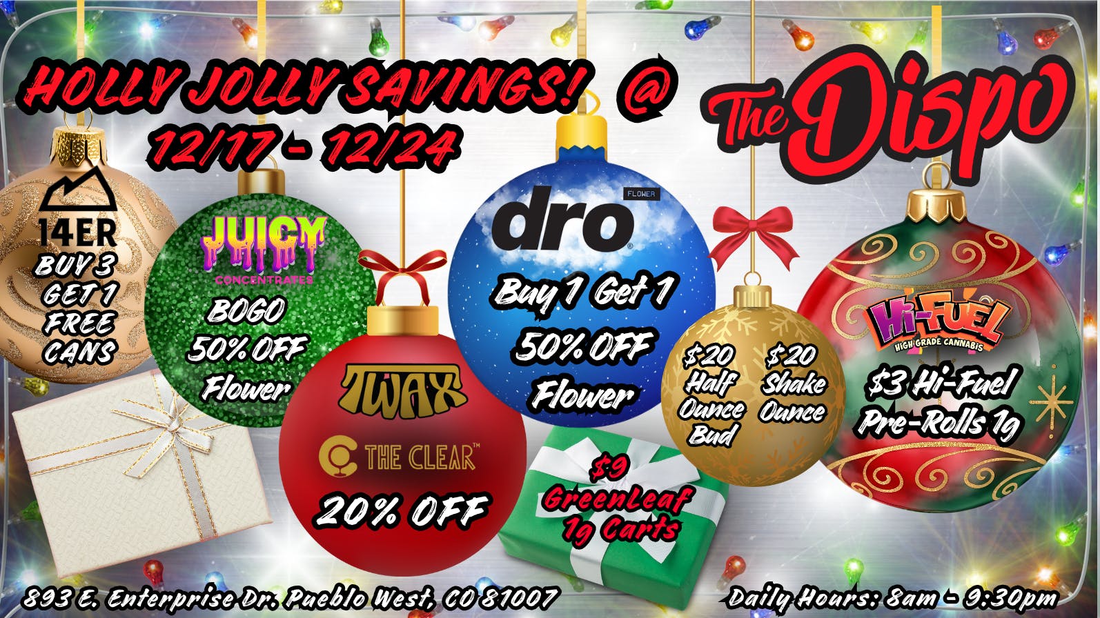 The Dispo Holly Jolly Savings, Happy Holidays from The Dispo