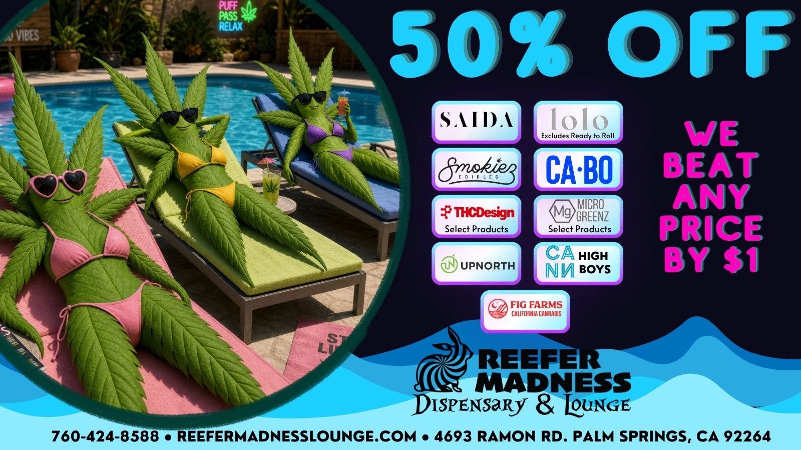 Reefer Madness 50% off Multiple Products!!
