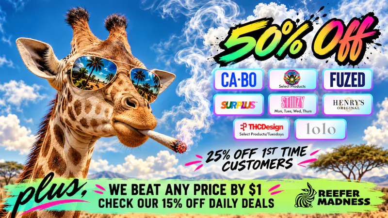 Reefer Madness 50% off Multiple Products!!