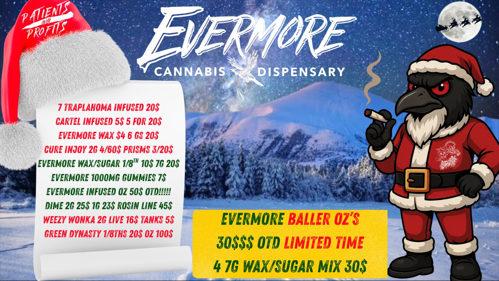 Evermore Exotics - Owasso HOLIDAZE SPECIALS