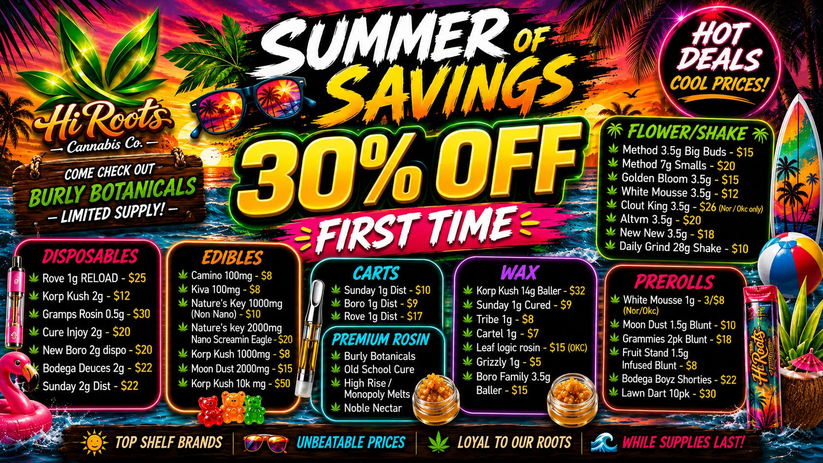Hi-Roots Cannabis Co - Yukon Summer Savings Hi Roots