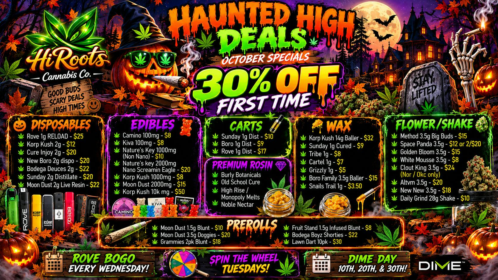 Hi-Roots Cannabis Co - Norman Haunted Hi Deals