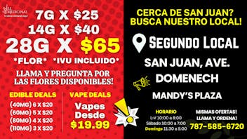 El Medicinal 28G X $65 LLAMA Y PREGUNTA POR FLORES DISPONIBLES!