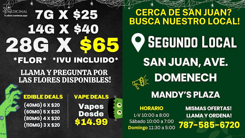 El Medicinal 28G X $65 LLAMA Y PREGUNTA POR FLORES DISPONIBLES!