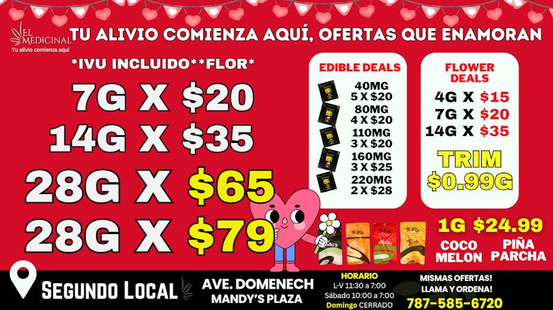 El Medicinal OFERTAS QUE ENAMORAN! LLAMA AL 787-585-6720