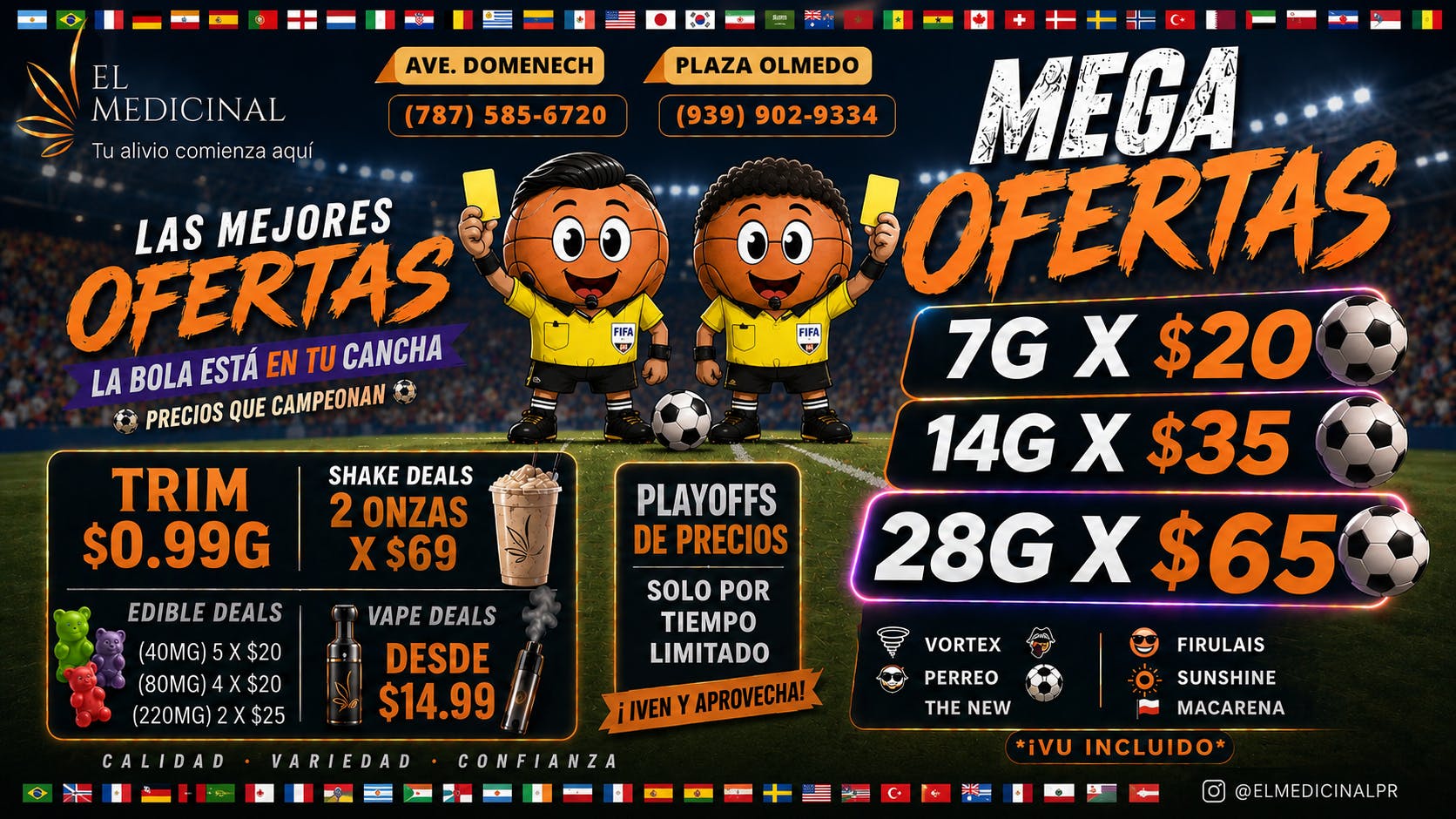 El Medicinal DISFRUTA LAS FINALES CON TU ALIVIO! LLAMA Y SEPARA