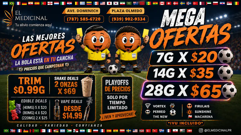 El Medicinal DISFRUTA LAS FINALES CON TU ALIVIO! LLAMA Y SEPARA